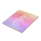 Ultraviolet perzik paars goudgradiënt tegeltje (Zijkant)