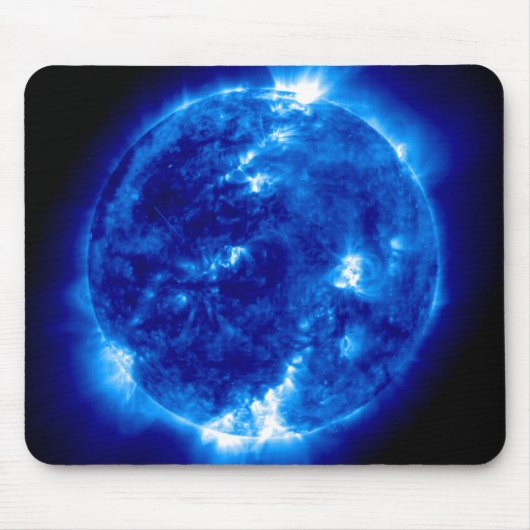 UltraViolet Reflection in Blue Mousepad Muismat (Voorkant)