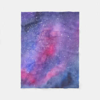 Ultraviolet sterrenstelsel fleece deken