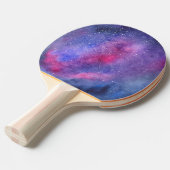 Ultraviolet sterrenstelsel tafeltennisbatje (Voorkant Gekanteld)