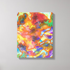 Ultraviolet stuifmeel canvas afdruk