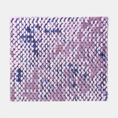 Ultraviolet vivid sequin glitter giny texture. Gl Fleece Deken (Voorkant (Horizontaal))