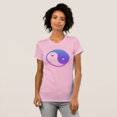 Ultraviolet Yin Yang T-Shirt (Voorkant volledig)