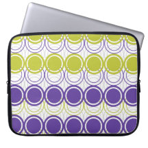 Ultraviolette en groene cirkels