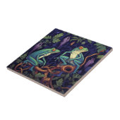 Ultraviolette kikkers Tegel (moeras Collectie) Tegeltje (Zijkant)