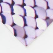 Ultraviolette Sequin: Glitter glanzende textuur. Fleece Deken (Hoek)