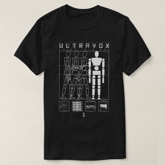 ULTRAVOX - DRIE IN ÉÉN Klassieke T-shirt (Design voorkant)