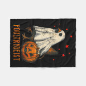 Ultrygeist Funny Halloween Chicken Ghost Costume P Fleece Deken (Voorkant (Horizontaal))