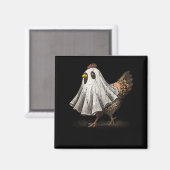 Ultrygeist Kip, Kip Geest, Grappige Halloween Magneet (Voorkant / Achterkant)
