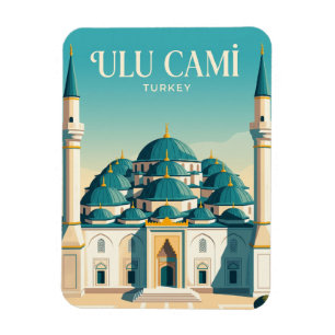 Ulu Cami (De Grote Moskee) Turkije Magneet