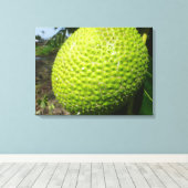 Ulu of broodvrucht canvas afdruk (Insitu (Houten vloer))