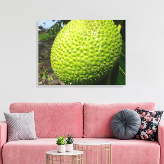 Ulu of broodvrucht canvas afdruk (Insitu (Woonkamer))