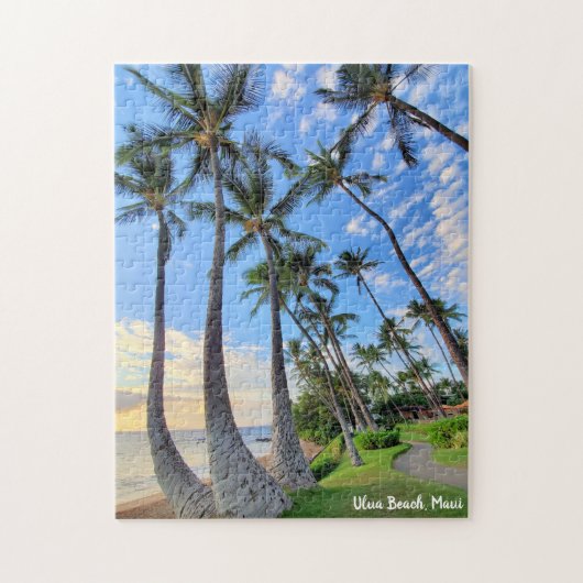 Ulua Beach Maui Palm Trees Legpuzzel (Verticaal)