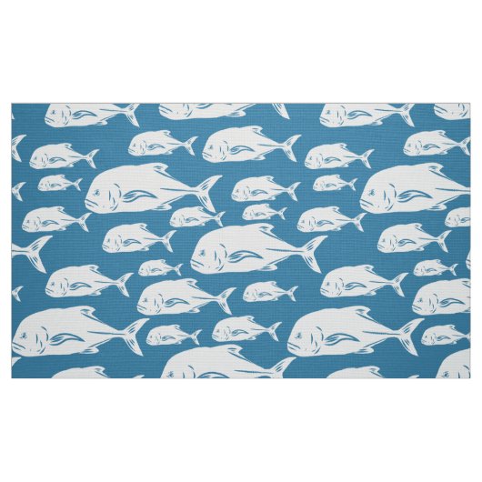 Ulua en papio patroon stof (Fat Quarter)