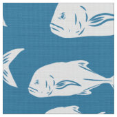 Ulua en papio patroon stof (Close Up)