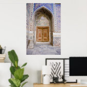 Ulug'bek Madrasah:  portaal Poster (Thuiskantoor)
