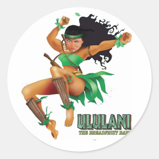 ULULANI-Sticker Ronde Sticker (Voorkant)