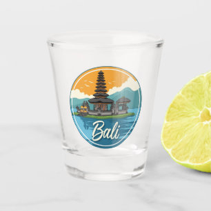 Ulun Danu Bali Indonesië Reizen Abstract Shot Glas