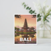 Ulun Danu Bali Indonesië Reizen Briefkaart (Staand voorkant)