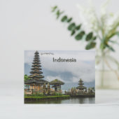 Ulun Danu Beratan Tempel Bali Indonesië Briefkaart (Staand voorkant)