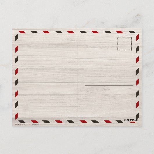 Ulun Danu Beratan Temple Indonesië Waterverf Briefkaart (Achterkant)