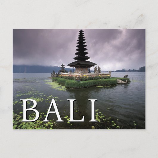 Ulun Danu Tempel | Bali, Indonesië | Dank U Briefkaart (Voorkant)