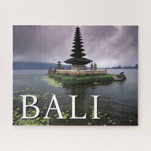 Ulun Danu Tempel | Bali, Indonesië Legpuzzel (Horizontaal)