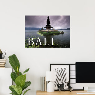 Ulun Danu Tempel   Bali, Indonesië Poster