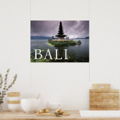 Ulun Danu Tempel | Bali, Indonesië Poster (Keuken)