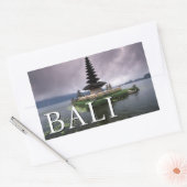 Ulun Danu Tempel | Bali, Indonesië Rechthoekige Sticker (Envelop)