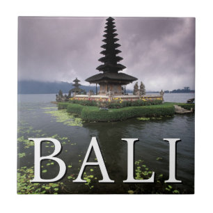 Ulun Danu Tempel   Bali, Indonesië Tegeltje