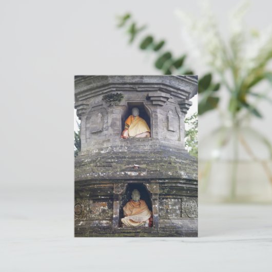 Ulun Danu Tempelbeelden, Bali, Indonesië Briefkaart (Staand voorkant)