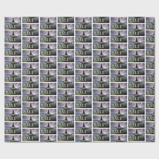 Ulun Danu Temple | Bali, Indonesië Cadeaupapier (Vlak)