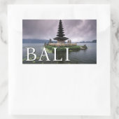 Ulun Danu Temple | Bali, Indonesië Rechthoekige Sticker (Tas)
