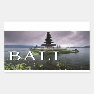 Ulun Danu Temple   Bali, Indonesië Rechthoekige Sticker
