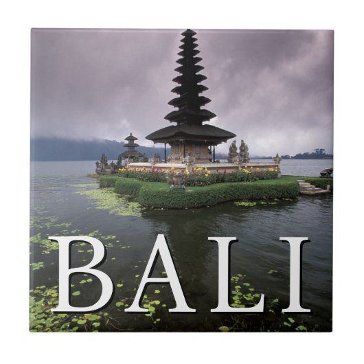Ulun Danu Temple | Bali, Indonesië Tegeltje (Voorkant)