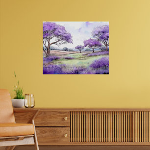 Ulupalakua Jacaranda Bomen Poster