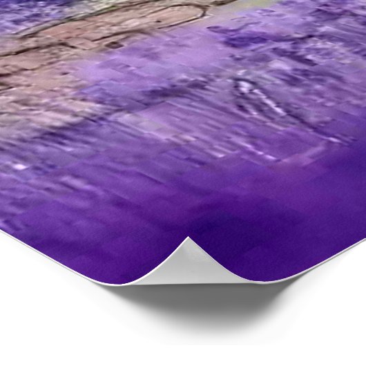 Ulupalakua Jacaranda Trees Poster (Hoek)