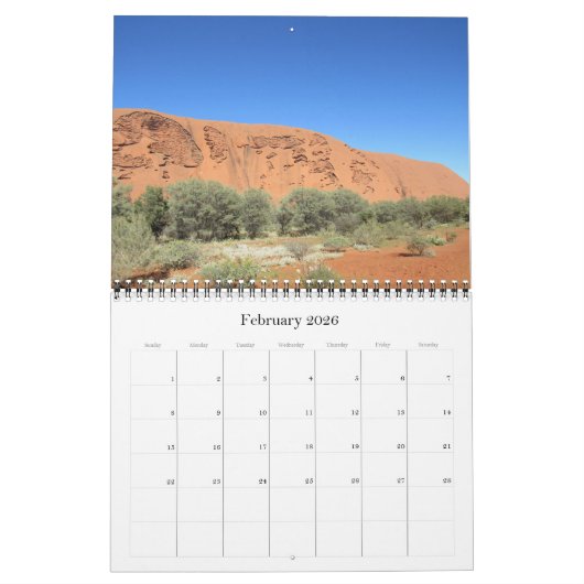 Uluru 2025 kalender (Feb 2026)