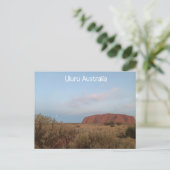 Uluru Australia Briefkaart (Staand voorkant)