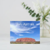 Uluru Australia Briefkaart (Staand voorkant)