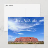 Uluru Australia Briefkaart (Voorkant / Achterkant)