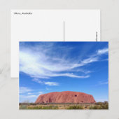 Uluru Australia Briefkaart (Voorkant / Achterkant)