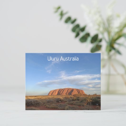 Uluru Australia Briefkaart (Staand voorkant)