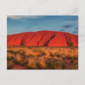 Uluru Australia Sandstone Rock Feestdagenkaart (Voorkant)