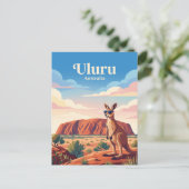 Uluru Australië Briefkaart (Staand voorkant)