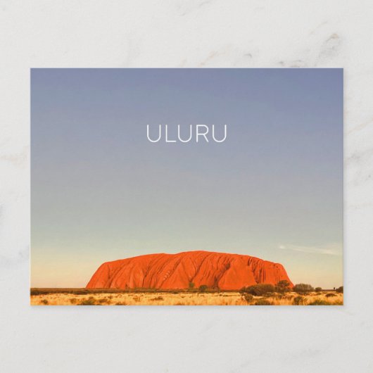 Uluru, Australië Briefkaart (Voorkant)