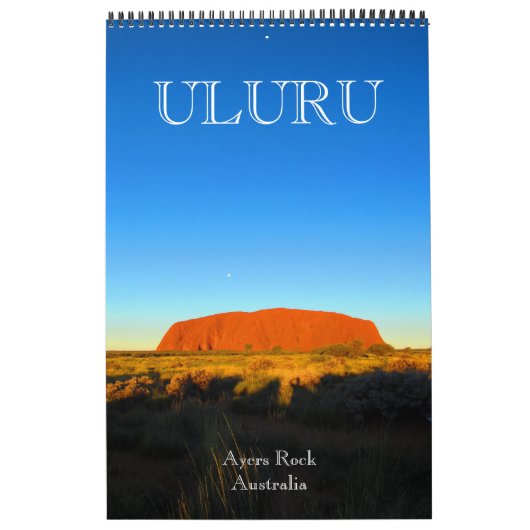 Uluru Australië Kalender (Hoes)