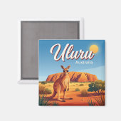 Uluru Australië Magneet (Voorkant / Achterkant)