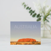 Uluru, Australië Reisansichtkaart Briefkaart (Staand voorkant)